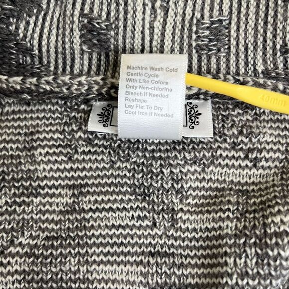 Shyanne Fringe Tassel Open Front Cardigan Sweater Coat Coatigan Women Medium - Picture 8 of 12